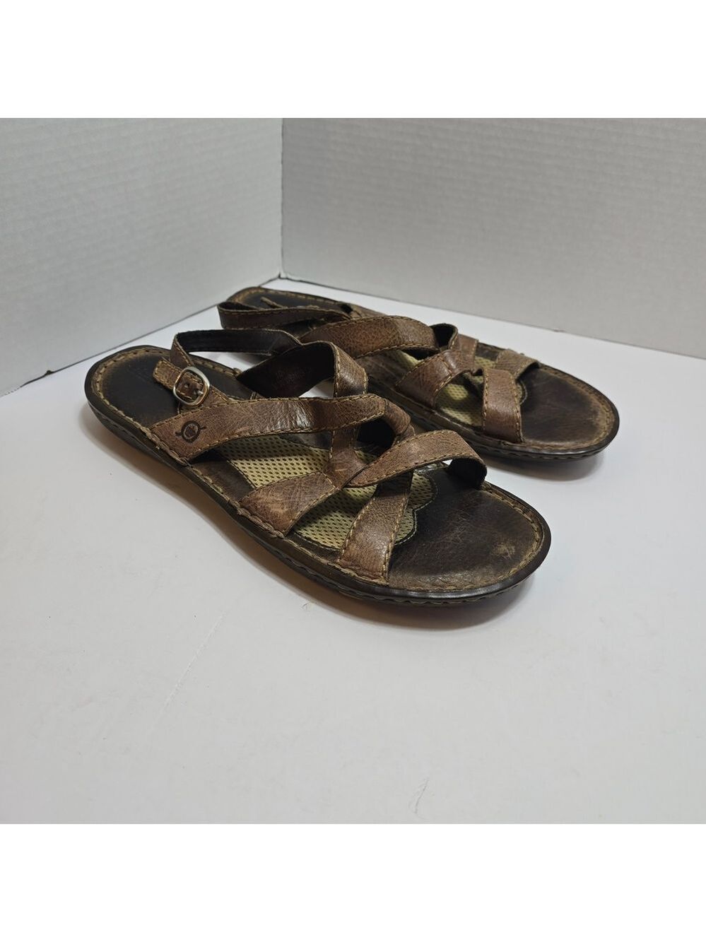 Born Brown Strappy Sandals